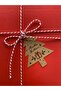 Happy New Year Kraft Label New Year / New Year Label - Special Pine Tree Model Cut-25 Pieces / 7-5 cm. - 4