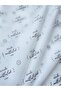 هناك سعادة بالداخل / مناديل ورقية بيضاء بنقش أسود / ورق تغليف - 100 قطعة / 50 × 70 سم. - 3
