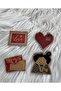 Valentine's Day Themed Perforated Kraft Labels in 4 Different Models - 25 Pieces - 2