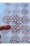 Made With Love Red Heart Transparent Sticker - Valentine's Day Label - 50 Pieces - 2