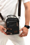 Eba-8681 Canvas (Cotton) Handbag Messenger Bag Shoulder Bag Messenger Bags Black
