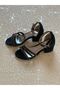 Three-Stripe Stone Detailed Evening Dress Children's Heeled Shoes - 6
