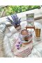 Lavender Flower Embroidered Cocktail Napkin Set of 6 - 4