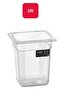 حوض استحمام PC Gastronom 1/6 مربع شفاف - 200 مم - Bo146