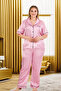 Plus Size Satin Pajama Set