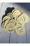 Prepared with Love Cream Background Non-Adhesive Sticker-3.5 Cm. - 50 Pieces