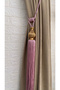 Curtain Accessory Tasseled Braçol Striped Vase Cornice Mounting Kit 1 Piece
