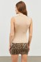 Women's Cream Zero Sleeve Blouse - 6
