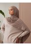 Small Practical Premium Jersey Shawl |   Color: Desert |   Chin Stitched |   Size: Young-Child |   Instant Hijab - 5