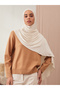 Small Practical Premium Jersey Shawl |   Color: Off-White |   Chin Stitched |   Size: Young Child |   Hijab - 6