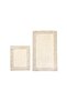 Cotton Special 2-Piece Ottoman Pattern Cotton Toilet Set Cappicino - 2