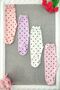 baby girl heart patterned 100% cotton 4-piece baby booties single bottom pajama pants