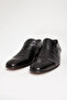 210 Real Leather Sole Real Leather Men's Shoes Black - 4