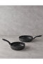 Granada Aluminum 2-Piece Pan Set 24-28 cm Black