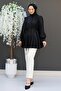 Six Pleated Shirt Black - 2
