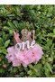 1 Year Birthday Princess Crown Gold/pink - 2