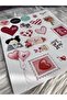 Valentine's Day Sticker Set - (2 SET / 40 PIECES STICKERS) - 3
