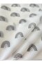 White Pelur Paper with Black Rainbow Pattern / Packaging Paper - 10 Pieces / 50X70 Cm.