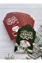 Happy New Year - New Year Themed Thick Embossed Punched Card 700 gr. 25 Pieces - 5