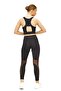 Sports Black Bustier Lightly Supported Sports Bra 22409 - 4