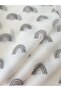 White Pelur Paper with Black Rainbow Pattern / Packaging Paper - 10 Pieces / 50X70 Cm. - 4