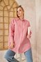 Red Oversize Striped Shirt - 4-6676 - 5