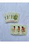 New Year's Card 6-4 Cm. Mixed 2 Models / English Models (WITH HOLE) - 50 Pieces