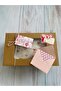 Valentine's Day Large Packing Set/ Sticker, Perforated Label, Card and Pink Envelope -20 pieces each - 8