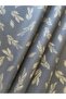 Black Background Gold Leaf Patterned Pelur Paper / Christmas - New Year - Packaging Paper - 10 Pieces - 4