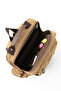 Eba-6235 Canvas (Cotton) Backpack with Laptop Compartment Camping Travel School Bag Beige - 4