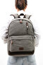 eba-6234 Canvas Backpack with Laptop Compartment, Camping, Travel, School Bag, GRAY