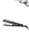 Ahs-2033 black wide ceramic coated powerful hair straightener (40mm*120mm) - 8