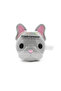 Snack Container with Finger Trap - Grey & Pink Bulldog - 3