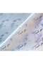 Thank You - Black Printed Pelur Paper / Wrapping Paper - 30 Pieces / 70-50 Cm. Size - 6