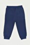 Teddy Bear Embroidered Girls' Sweatpants with Elastic Legs - 2