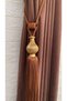 Curtain Accessory Tasseled Braçol Striped Vase Cornice Mounting Kit 1 Piece - 2