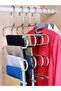 5-Layer Metal Trouser Scarf Hanger Wardrobe Hanger