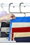 5-Layer Metal Trouser Scarf Hanger Wardrobe Hanger - 2