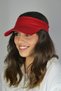 Solid Color Unisex Fabric Visor Hat - 2