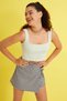 Green Melange Women's Athlete - Square Collar