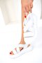 Women's Sandals 17827 - White Matte - 5