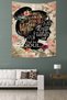 Bookshelf in the Mind Girl Reading a Book Themed Stain Resistant Fabric Wall Cover Wall Carpet Tapestry - 2
