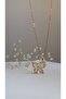 Butterfly Pendant Steel Necklace Steel Women's Vintage Design 316L Stainless Steel - 6