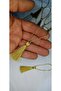 5cm 8Pcs Gold Color Tassel Ranir Throw Pillow Used for Rosary - 3