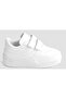 Daily Unisex Children's Striped White Lightweight Velcro Sneakers Comfortable Sneakers - 2
