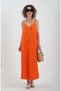 Strappy Orange Dress