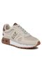 UNISEX Round Toe Mesh Fabric Logo Brown Sneaker X8X151 XK354-T527 - 2