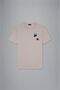 Men's Cotton Regular Fit Round Neck Beige T-Shirt24411117-029 - 5