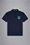 Men's Cotton Polo Collar Button Closure Short Sleeve Blue Polo Collar T-Shirt24411352-013 - 6