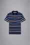 Men's Polo Collar Button Closure Short Sleeve Navy Blue Polo Collar T-Shirt24411269-169 - 5